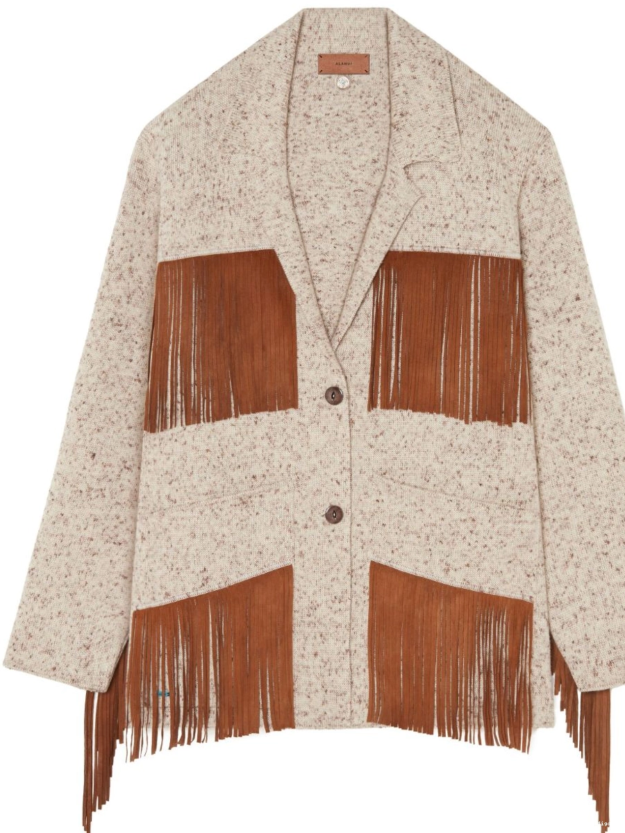 Cheap Alanui Dreamscape blazer fringe Women 0417
